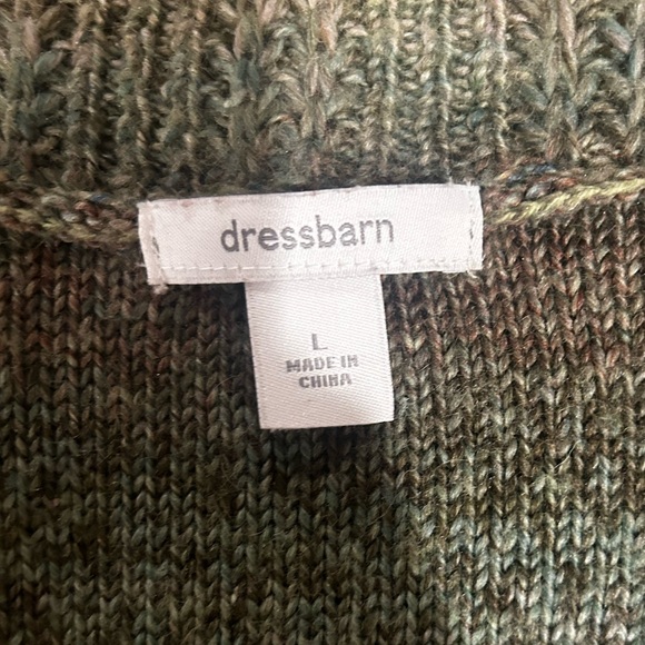 Dress Barn Chunky Wool Blend Cardigan - Picture 5 of 6